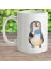 Mr. & Mrs. Panda Tasse Pinguin Lolli ohne Spruch in Weiß