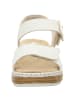 rieker Keilsandalette in beige
