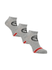 Carlo Colucci Sneakersocken Centaro in Grau