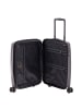 Gladiator 5000 4 Rollen Kabinentrolley 55 cm mit Dehnfalte in black