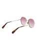 Max Mara Frauen Sonnenbrille Rund Rose Gold