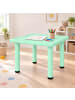 relaxdays Kindertisch in Salbei - (B)62 x (H)52 x (T)62 cm
