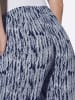 Sieh an! Schlupfhose in marine + taubenblau-ecru-bedruckt