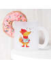 Mr. & Mrs. Panda Teetasse Fuchs Sänger ohne Spruch in Transparent