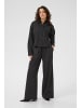 Kaffe Casual Hose KAeliana Loose fit in Black / Chalk Pinstripe