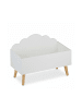 relaxdays Kindertruhe in Weiß - (B)60 x (H)45 x (T)30 cm
