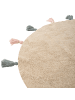 Beliani Kinderteppich KODINHI  in Beige/Grau/Rosa - (W) 120 x (L) 120 cm