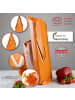 Börner Gemüsehobel V3 TrendLine mit Halter und Multibox in orange