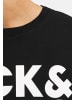 Jack & Jones T-Shirt Corp in Schwarz