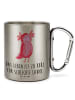 Mr. & Mrs. Panda Tasse Axolotl Glücklich mit Spruch in Silber