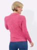 WITT WEIDEN Polopullover in pink-ecru-meliert
