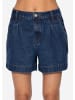 SASSYCLASSY Weite High Waist Jeans Shorts in Blau
