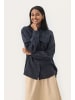 PART TWO Langarm - Hemd NuvinPW Oversize fit in After Midnight