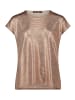 Betty Barclay Casual-Shirt mit Glanzeffekt in Metallic Rosé