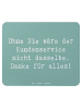 Mr. & Mrs. Panda Mousepad Spruch Kundendienstmitarbeiter Dankesc... in Meeresbrise