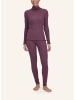 Hessnatur Leggings Fitted WARM TOUCH in brombeere