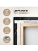 OnlyWow Leinwand Bilder Goldfarben