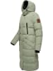 Marikoo Wintermantel Schneesternchen in Smokey Mint