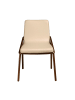 Angel Cerdá Stuhl 4019 in Nerz/Walnuss – (B)54 x (H)80 x (T)59 cm