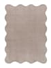 Atticgo Waschbarer Hochflor-Teppich MELLOW in taupe