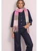 Street One Langer Madras Schal mit Fransen in vintage blush
