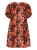 KAFFE curve Tunika KCami A-shape in Grenadine Leopard Print