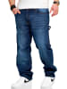 SOULSTAR Jeans - S2CHEB Lange Hose Carpenter Bermuda Regular-Fit Workwear in Denim Blue