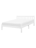Beliani Doppelbett FLORAC in Weiß - (W) 147 x (H) 70 x (L) 208 cm