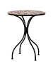 Beliani 3-tlg Bistro Set CASARIO in Schwarz/Bunt