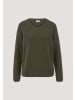 Hessnatur Hessnatur Pullover Relaxed aus reiner Bio-Baumwolle in vintage oliv
