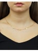 Diamant L'éternel Halskette aus 375 Gelbgold mit Perle