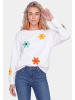 IZIA Women Sweatshirt in White