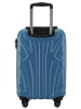 suitline Suitline - leichtes Handgepäck 55x35x20 cm Flugzeug-Trolley Koffer 34 L Bordgepäck in Cyanblau