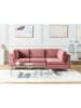 Beliani Ecksofa EVJA in Rosa - (W) 235 x (H) 84 x (L) 150 cm