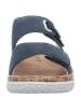 rieker Pantolette in blau