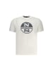 North Sails Weiß Baumwolle Herren T-Shirt