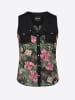 KOROSHI Ärmellose, bedruckte Damenbluse in bunt