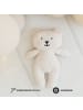 Crochetts Teddy-Bär-Puppe in Weiß – (B)26 x (H)31 x (T)7 cm