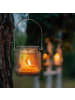 relaxdays 12 x Windlicht in Transparent/ Silber- (H)9 x Ø 8,5 cm