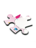 Mr. & Mrs. Panda Puzzle Einhörner Umarmen ohne Spruch in Rot Pastell