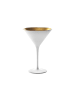 Stölzle 6er Set Cocktailschalen Elements 240 ml in Weiß-Gold