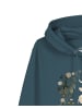 wat? Apparel Sweatshirt Moonphases & Flowers in Petrol