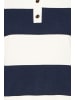 ICHI Strickpullover kurzarm IHLULS Loose fit in WIDE TOTAL EC WHITE STRIPE