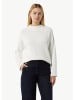 comma Strickpullover langarm in Weiß