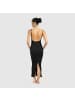 SMILODOX Maxi Dress Aveline Backless in Schwarz