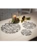 REDBEST Jacquard Aufleger 2er-Set in silber