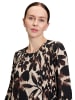 Betty Barclay Plisseekleid langarm in Beige/Braun