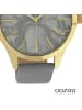 Oozoo Analog-Armbanduhr Oozoo Timepieces grau groß (ca. 45mm)