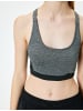 KOTON Büstenhalter in Grau Melange Gemustert