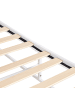 Beliani Doppelbett VIRY in Weiß - (W) 186 x (H) 30 x (L) 206 cm